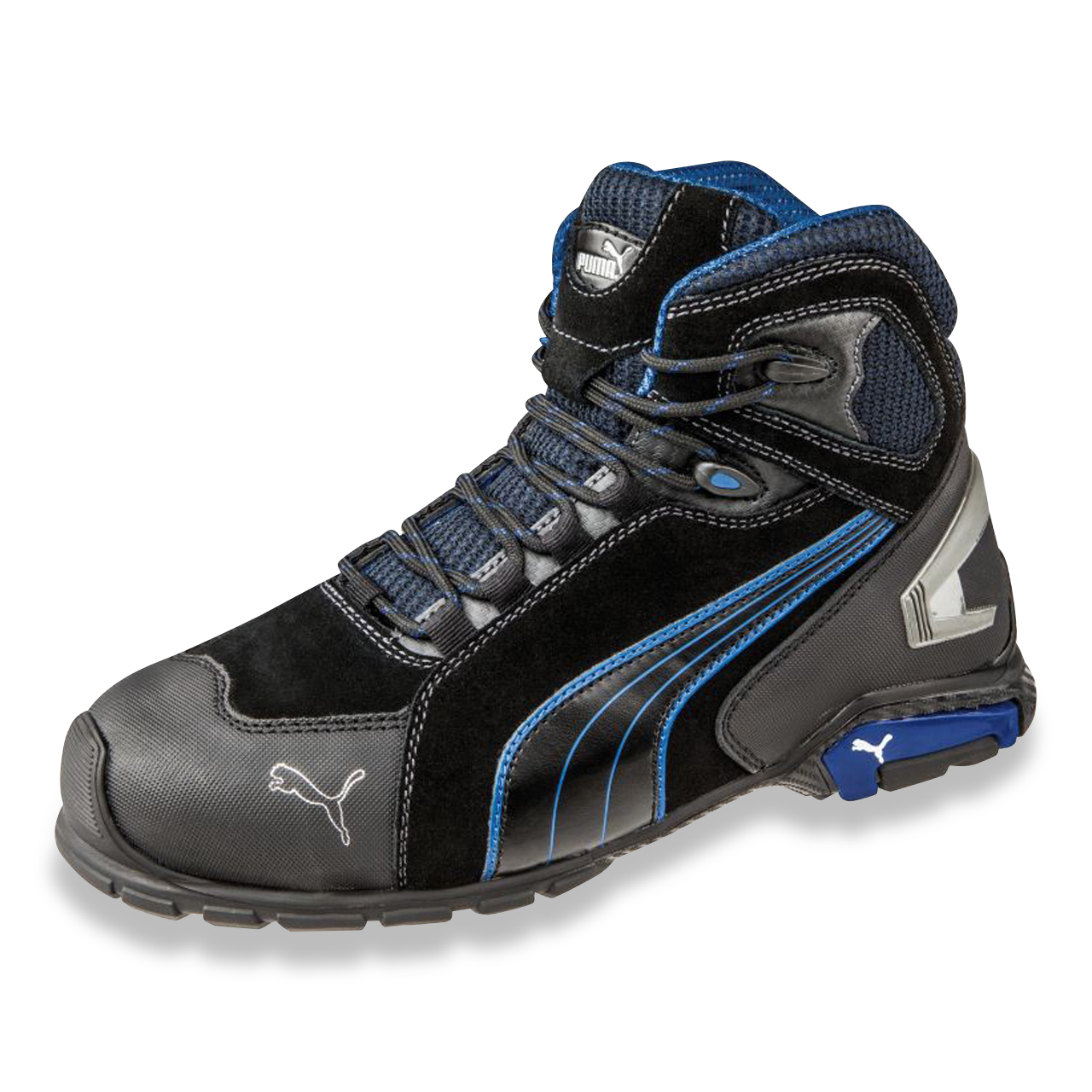 PUMA Rio Black/Blue Mid S3 SRC