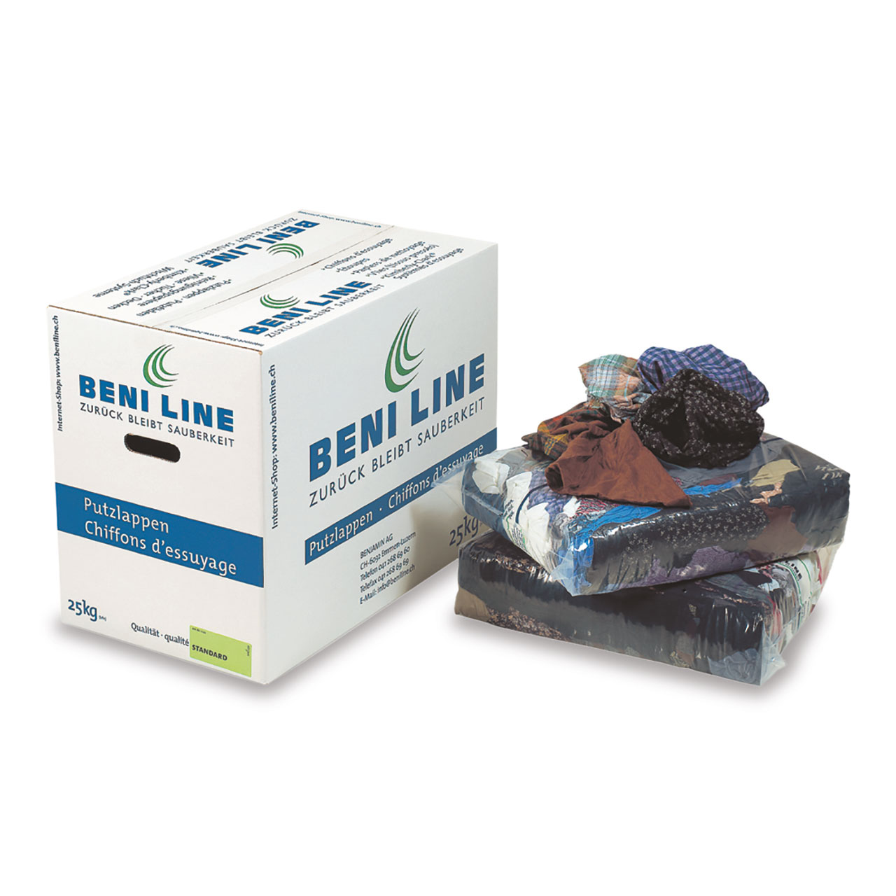 BENILINE® Chiffons de nettoyage colorés standard