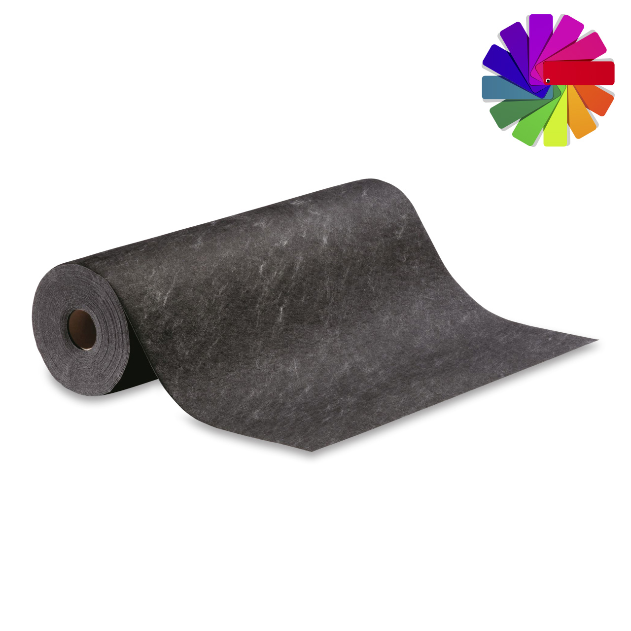 PIG® Grippy® lourd Tapis de sol  91 cm x 15.2 m Noir