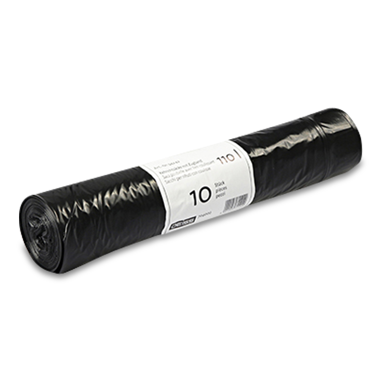 Sacs à ordures 110l avec cordon de serrage noir Sacs à ordures 110l avec cordon de serrage noir