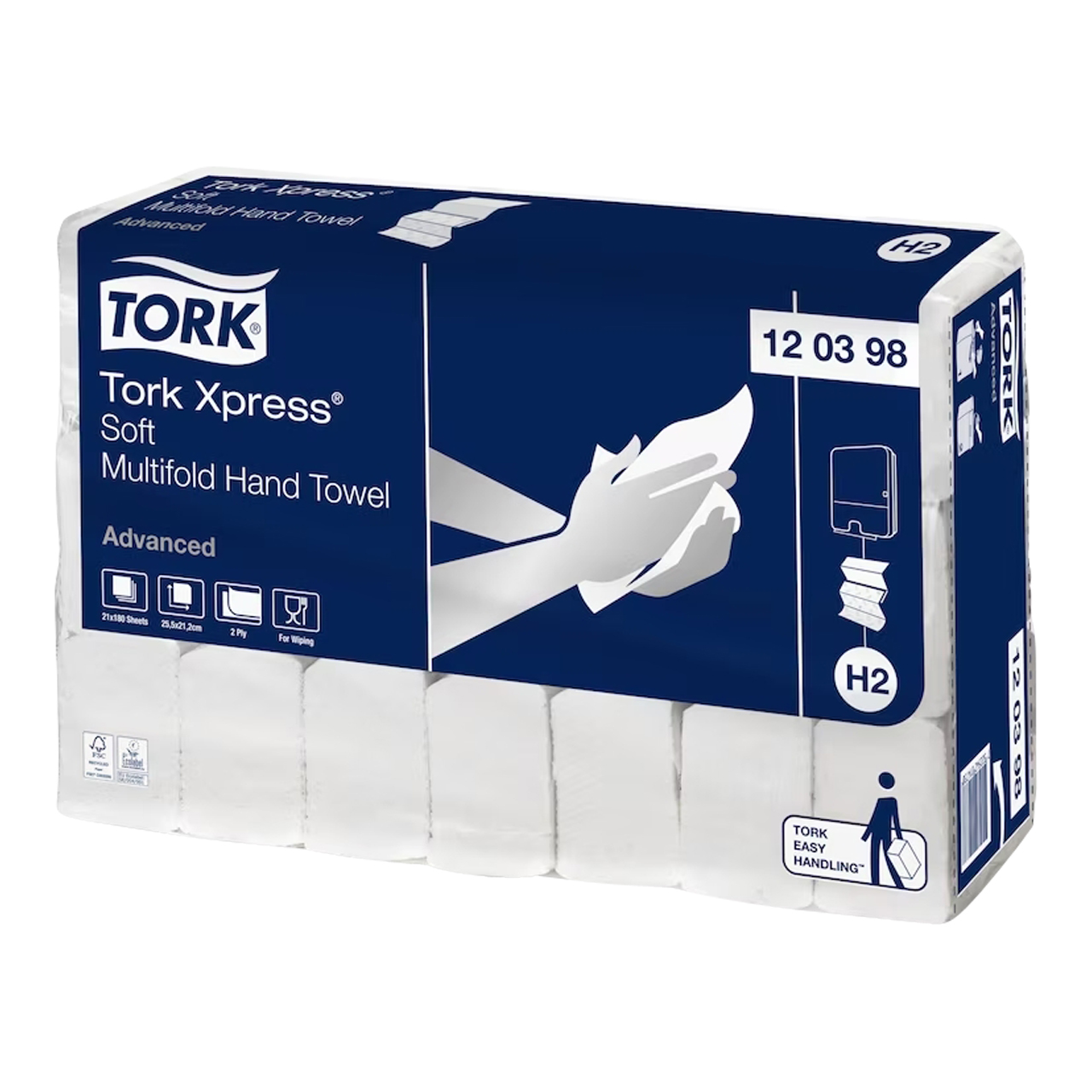 Tork Xpress® Essuie-mains doux Multifold, pliage en Z Tork Xpress® Essuie-mains doux Multifold, pliage en Z