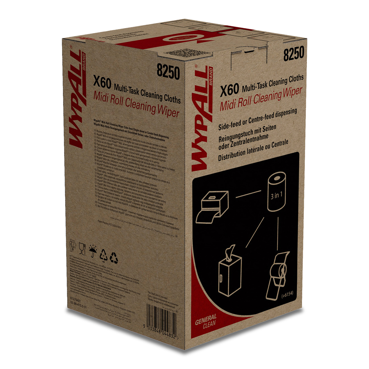 WypAll® X60 Chiffons - Rouleau Midi / Bleu WypAll® X60 Chiffons - Rouleau Midi / Bleu