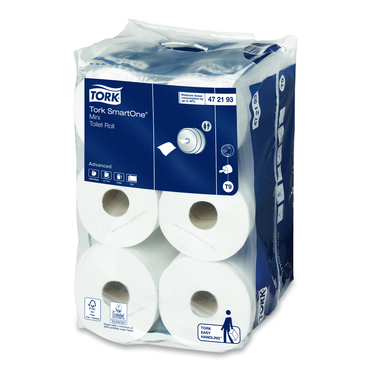 Tork SmartOne Papier de toilette Mini T9