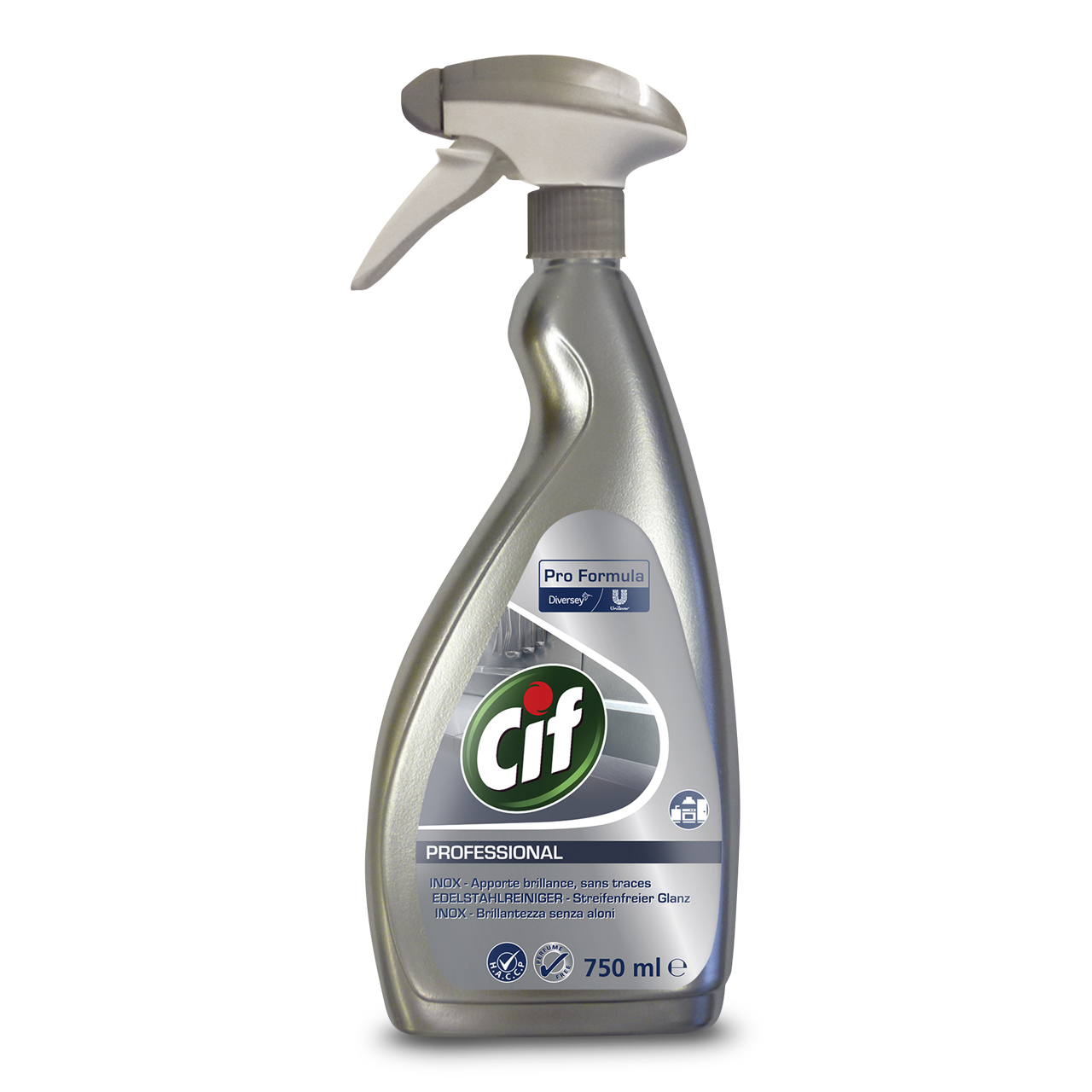 Cif Professional Nettoyant pour acier inoxydable 750 ml