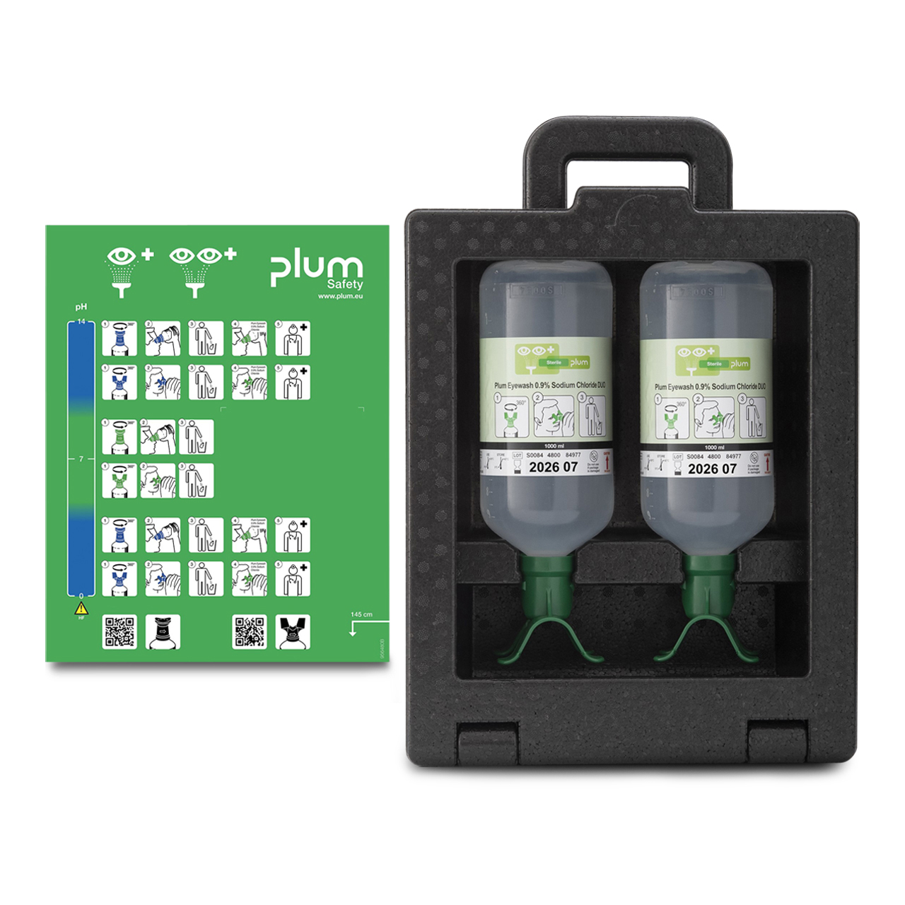 PLUM Station lave-oeil iBox2 2x NaCl 1000 Duo PLUM Station lave-oeil iBox2 2x NaCl 1000 Duo