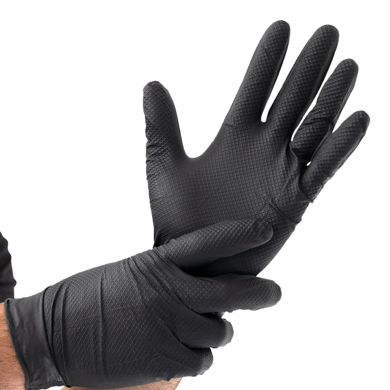 Gants en nitrile Power Grip noir Gants en nitrile Power Grip noir