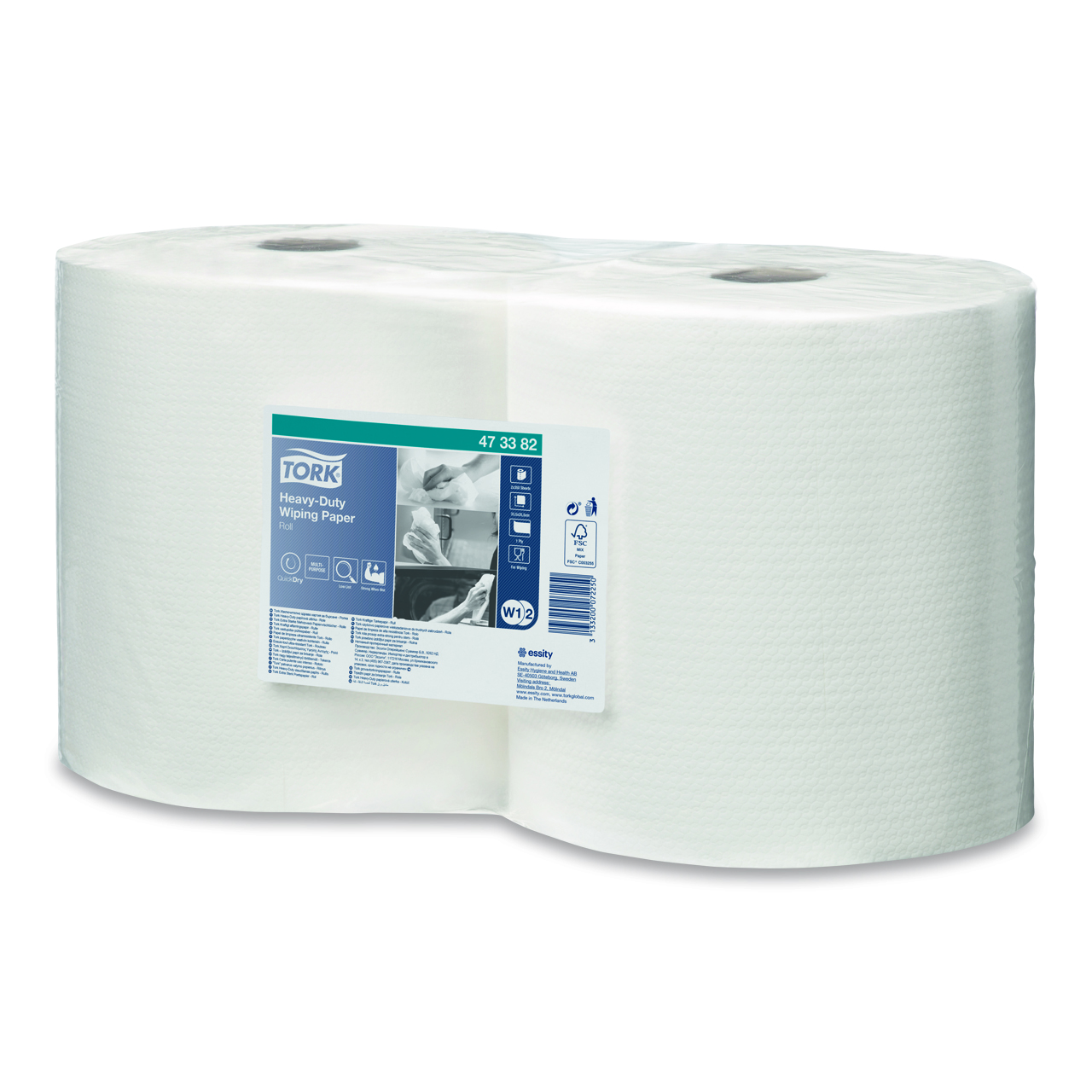 Tork Papier d’essuyage multi-usage ultra résistant