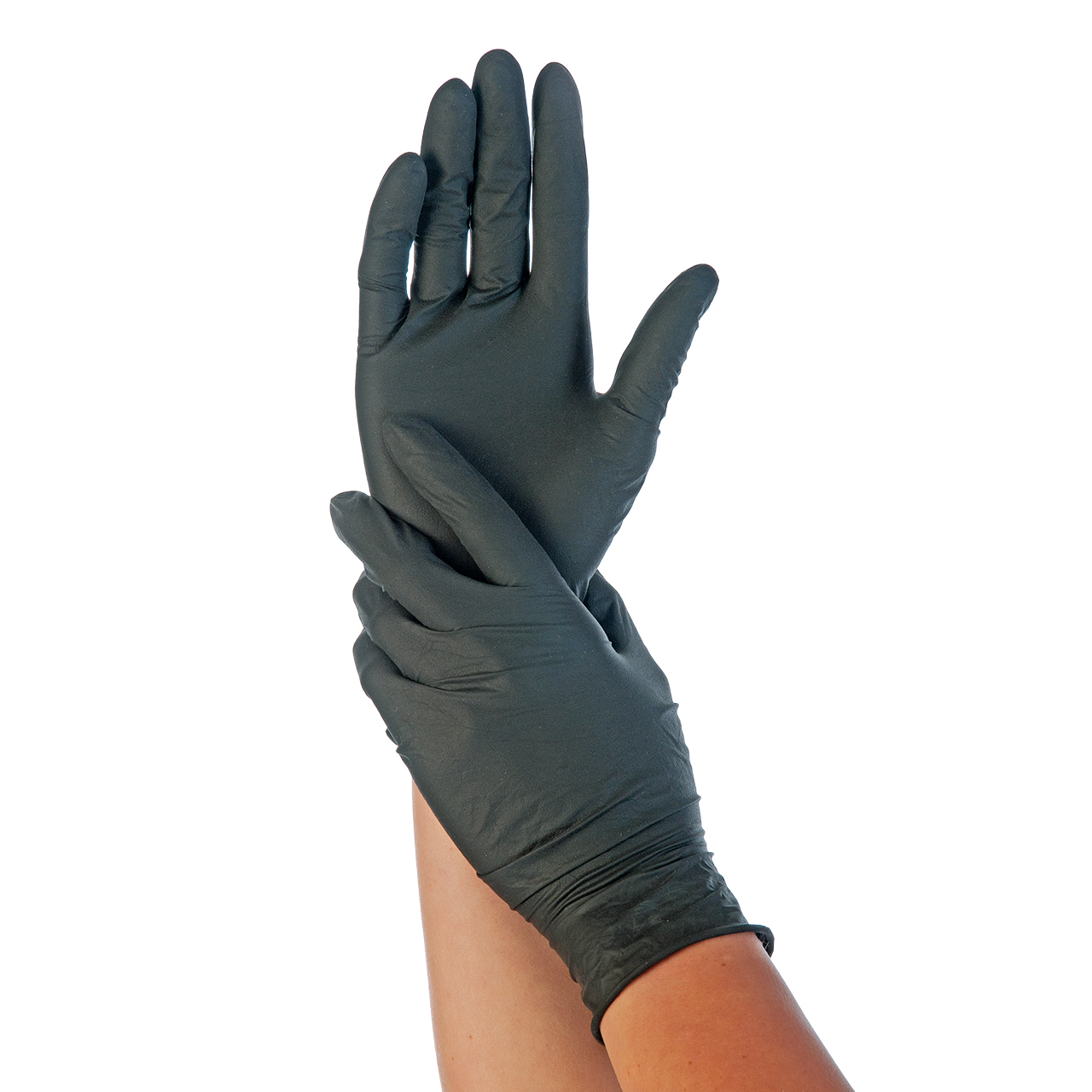 Gants en nitrile Safe Light noirs L Gants en nitrile Safe Light noirs L