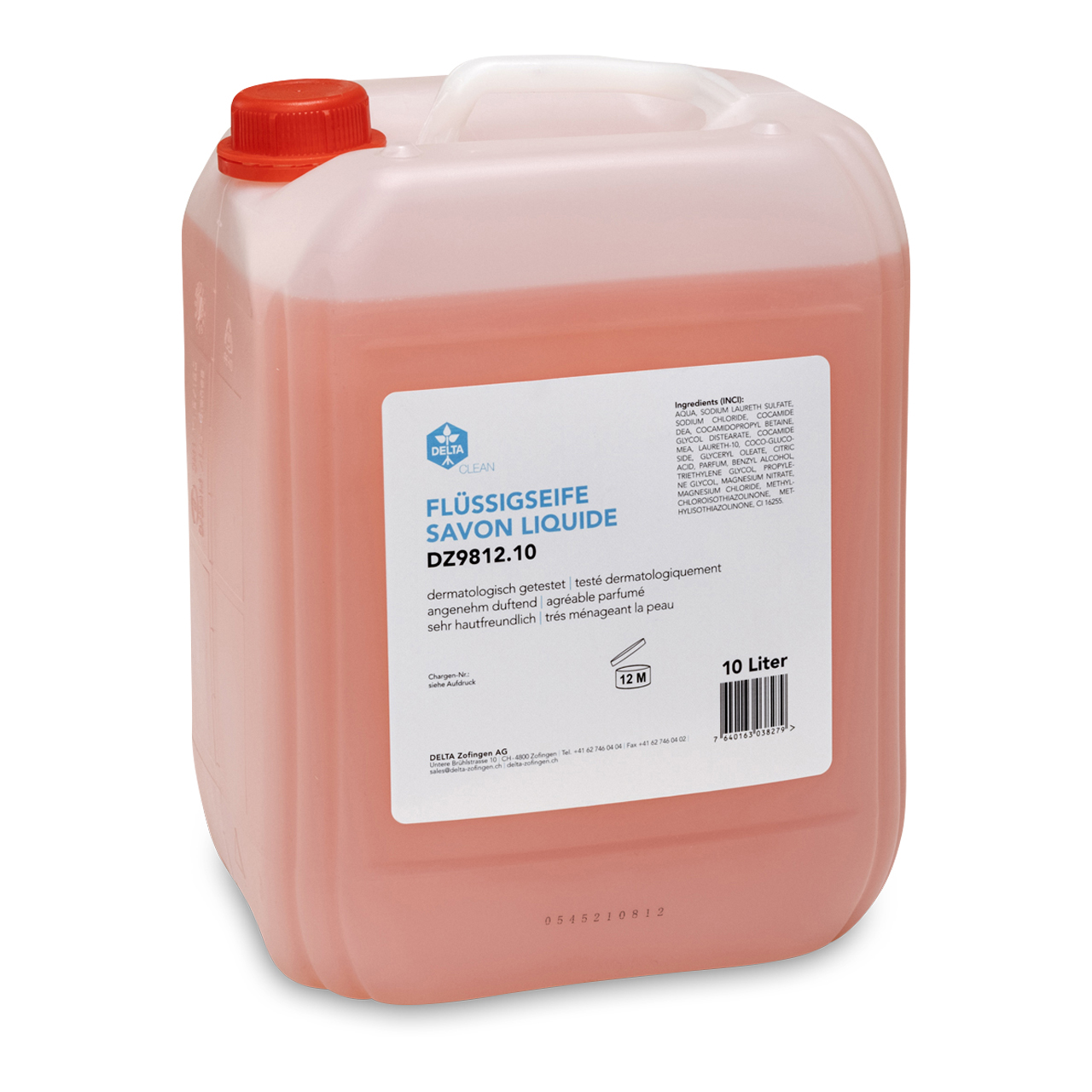 DELTACLEAN® Savon liquide, bidon de 10 l