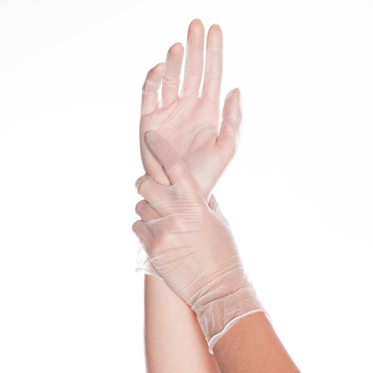 Gants en vinyle Ideal blancs XL