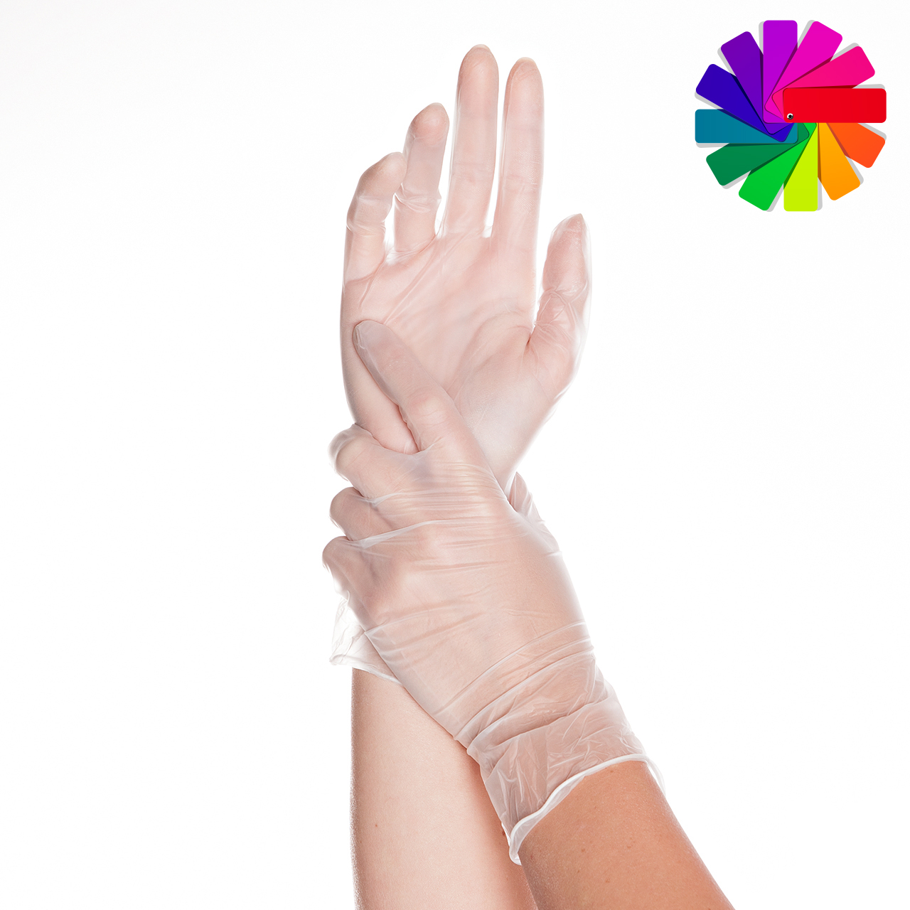 Gants en vinyle Ideal bleu XL Gants en vinyle Ideal bleu XL