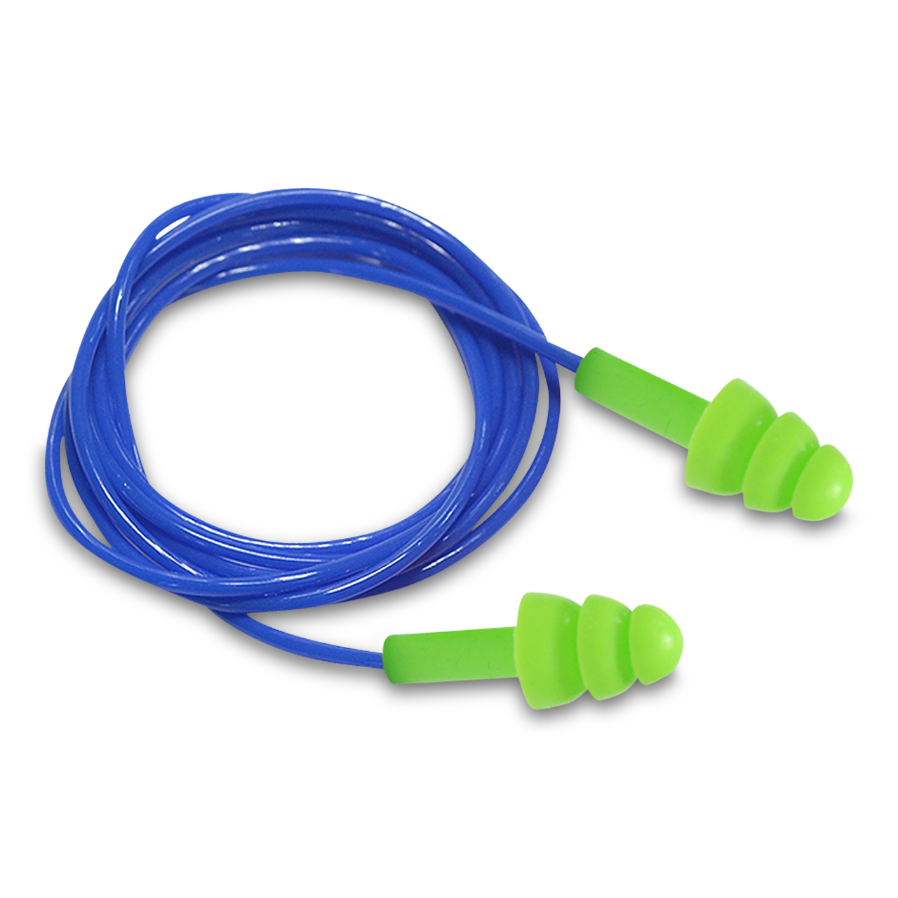 Bouchons d'oreilles à lamelles S vert SNR 28dB avec cordelette + boîte