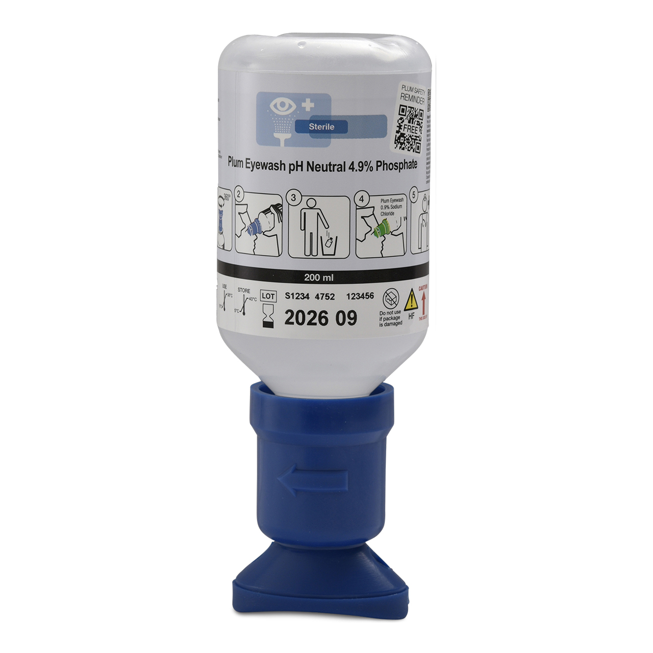 PLUM Bouteille de lave-oeil pH Neutral 200 PLUM Bouteille de lave-oeil pH Neutral 200