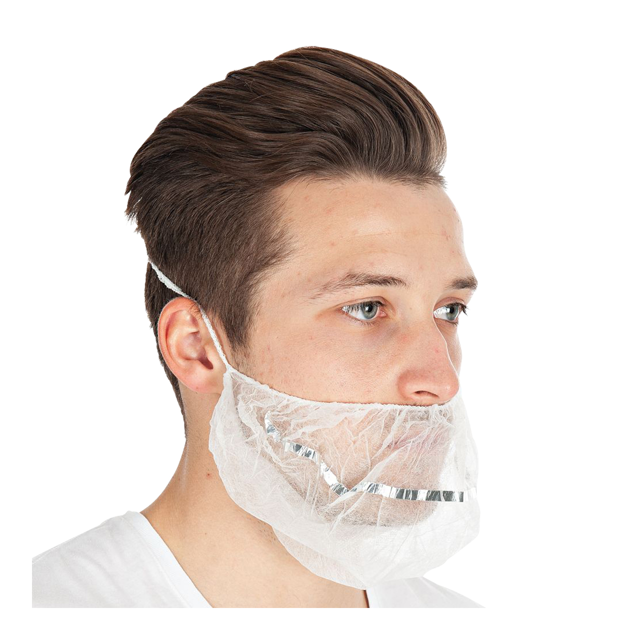 Hygostar masque à barbe blanc détectable