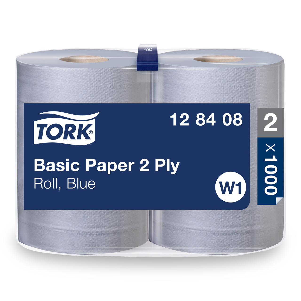 Tork Papier d'essuyage bleu standard W1 Tork Papier d'essuyage bleu standard W1
