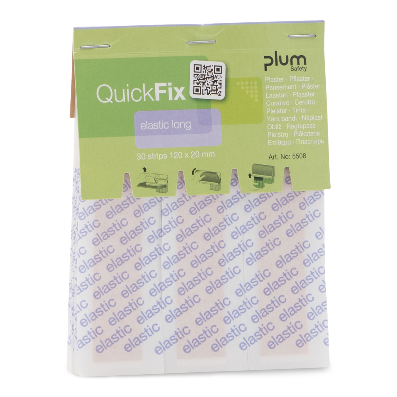 PLUM QUICKFIX Refill Pansement textile élastique long PLUM QUICKFIX Refill Pansement textile élastique long