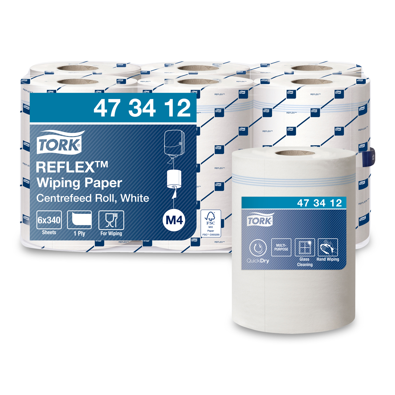 Tork ReflexTM Papier d’essuyage multi-usage M4 Tork ReflexTM Papier d’essuyage multi-usage M4