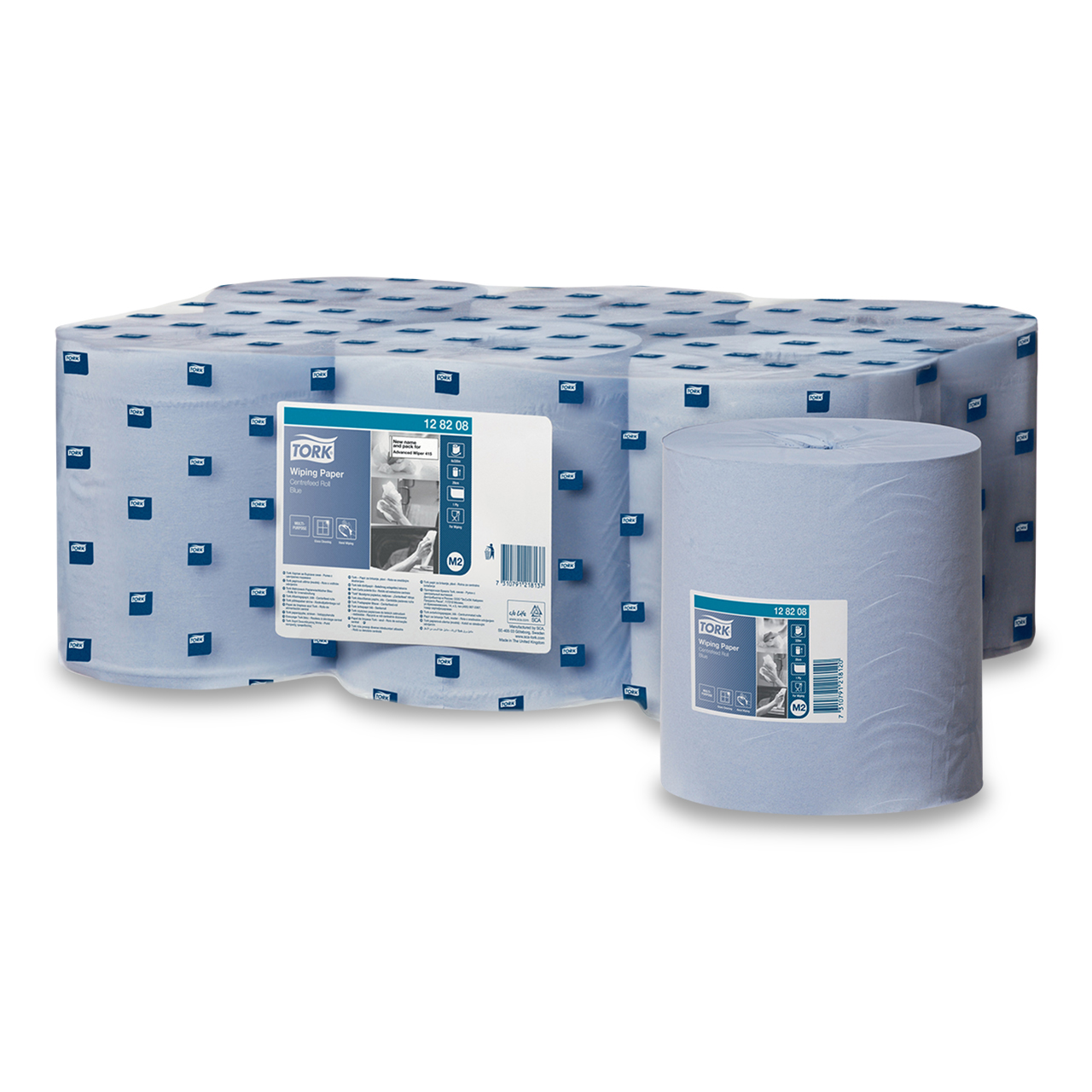 Tork Papier d'essuyage multi-usage bleu M2