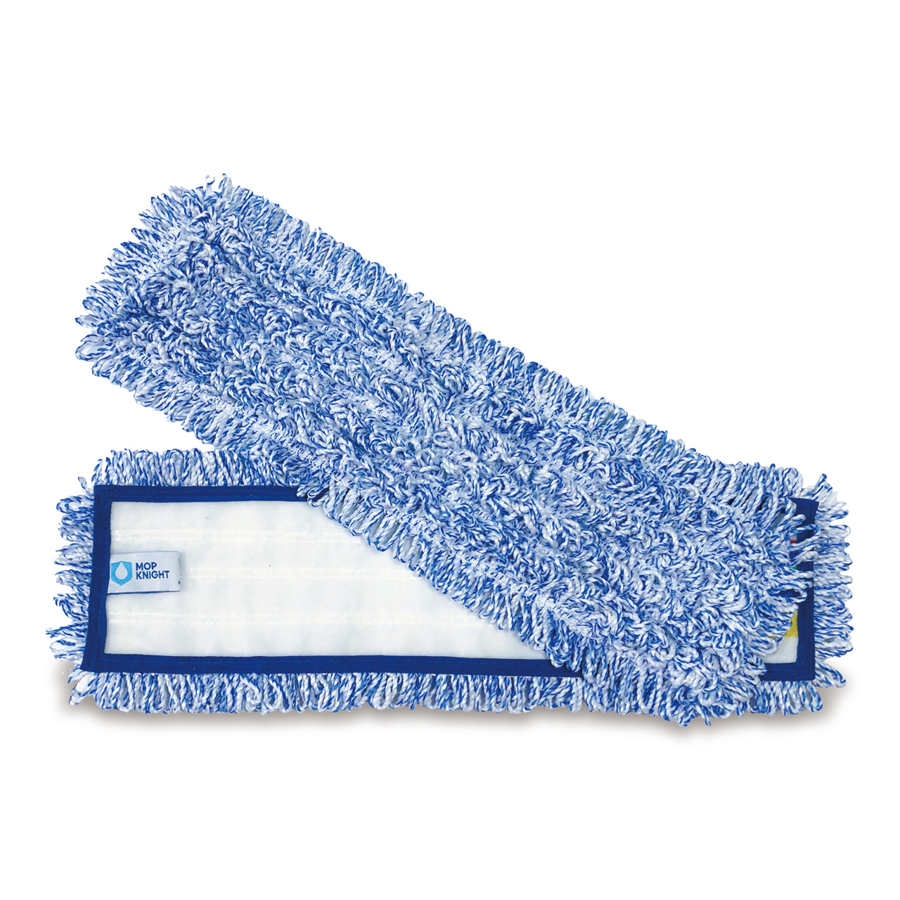 axiquip® Mop microfibre/coton velcro 40 cm bleu