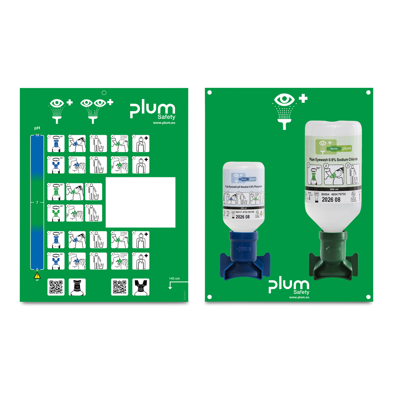 PLUM Station lave-oeil pH Neutral 200/NaCl 500 PLUM Station lave-oeil pH Neutral 200/NaCl 500
