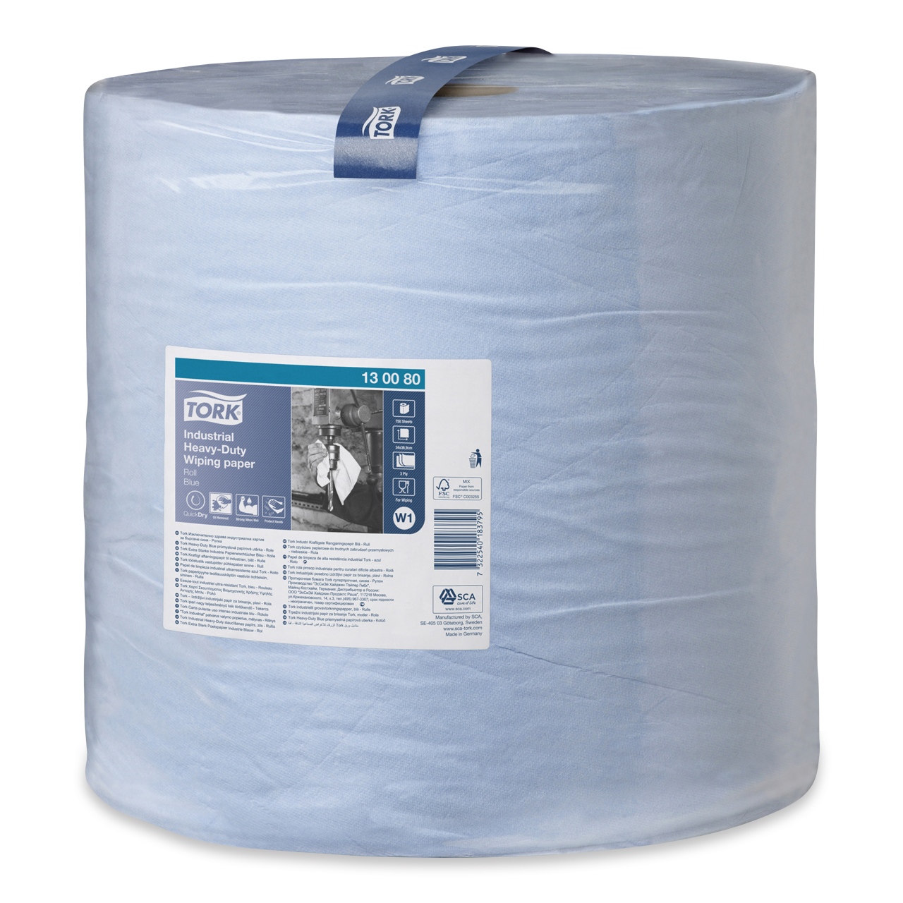 Tork Papier essuyage indu. ultra résis QD W1 Tork Papier essuyage indu. ultra résis QD W1