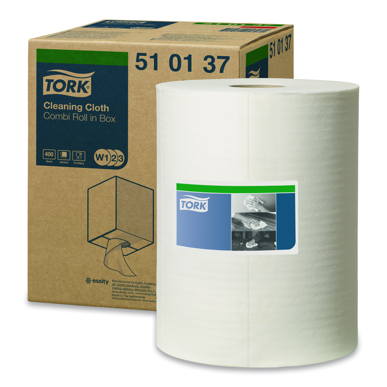 Tork Chiffons de nettoyage W1/2/3 Tork Chiffons de nettoyage W1/2/3