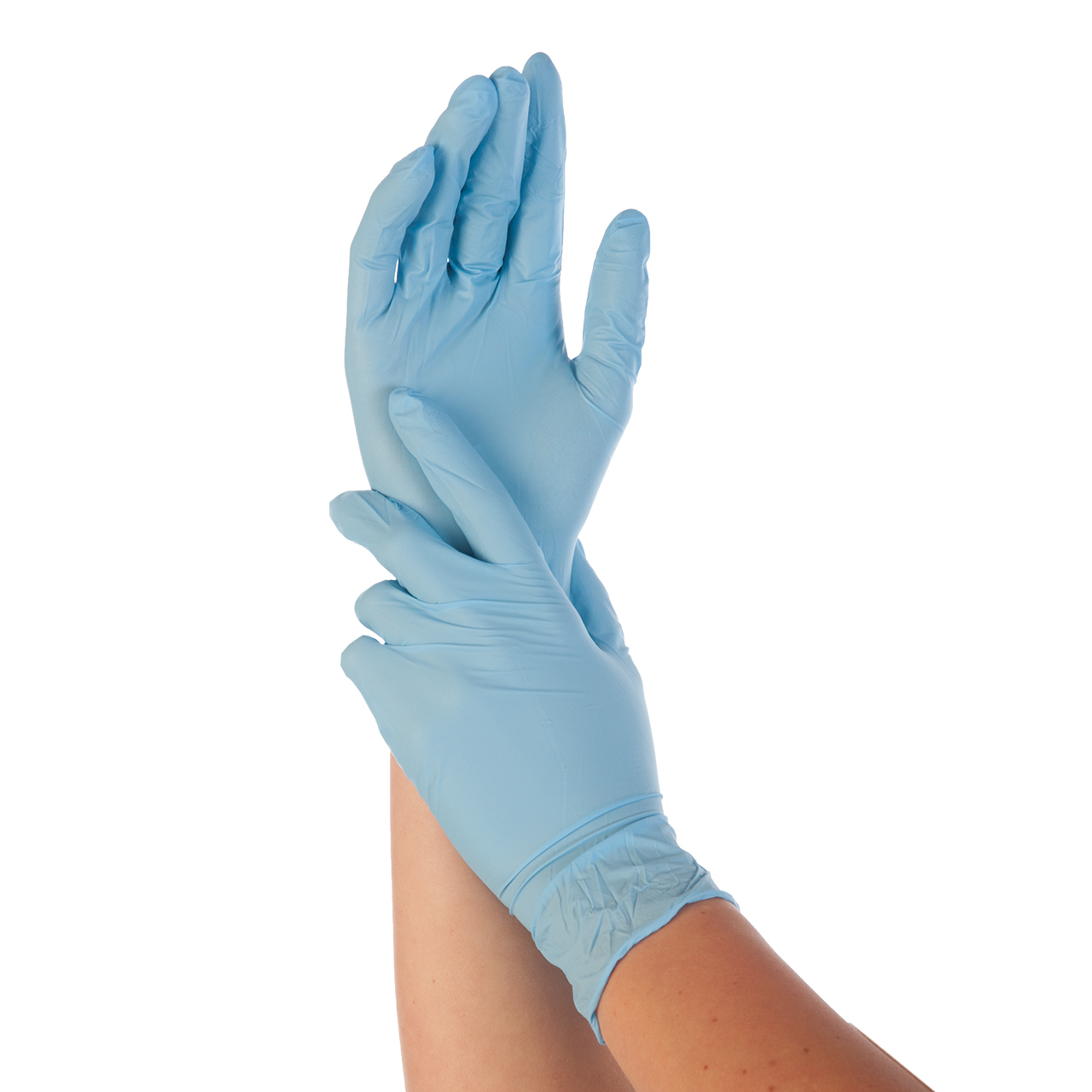 Gants en nitrile Safe Super Stretch bleus M