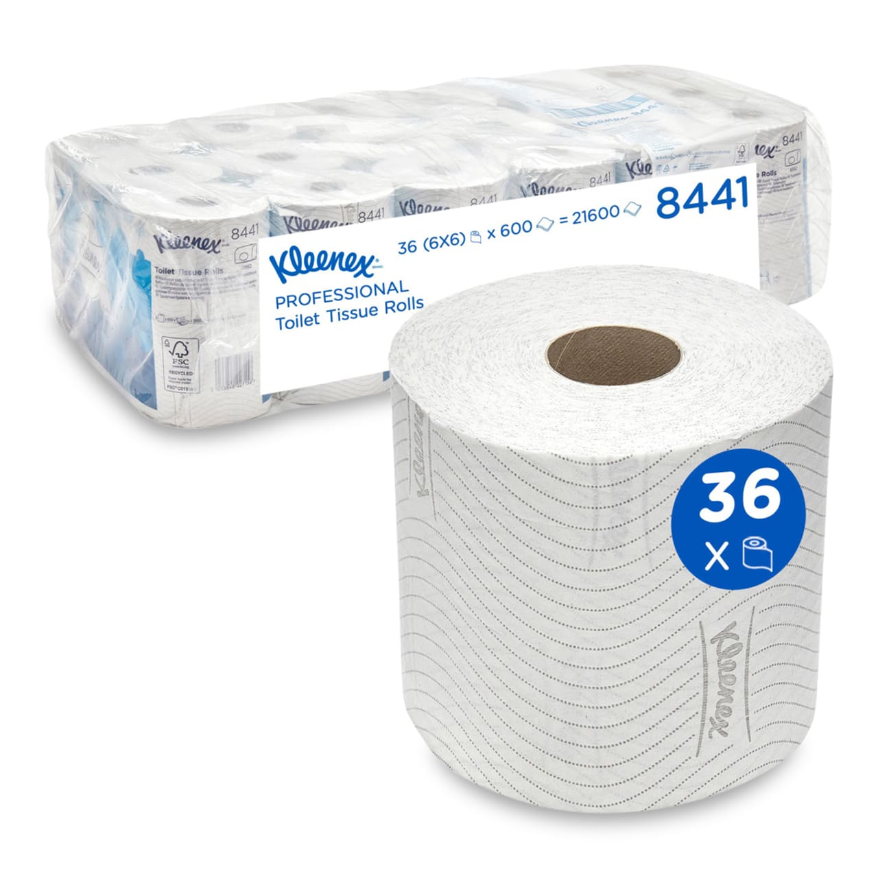 Kleenex® Rouleau de papier toilette standard