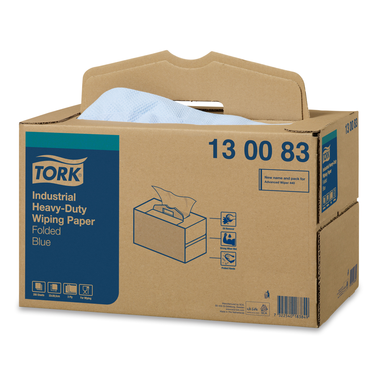 Tork Papier essuyage Indu. ultra résis QD W7 Tork Papier essuyage Indu. ultra résis QD W7
