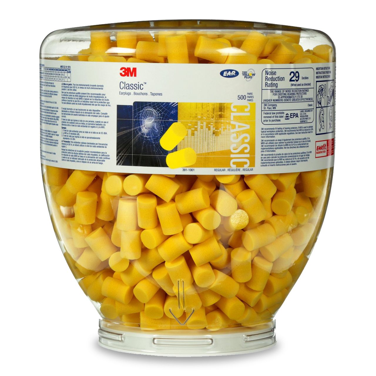 3M™ E-A-R™ Classic™ Rehausse PD01001 28 dB 3M™ E-A-R™ Classic™ Rehausse PD01001 28 dB