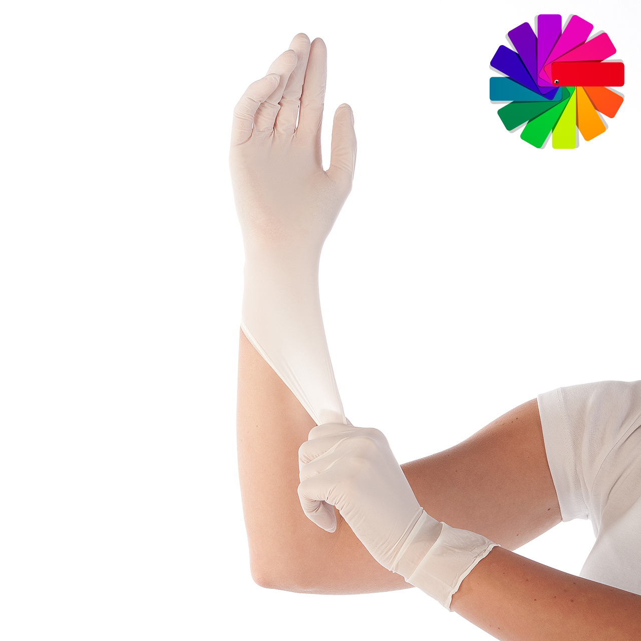 Gants en nitrile Safe Premium blanc XL Gants en nitrile Safe Premium blanc XL