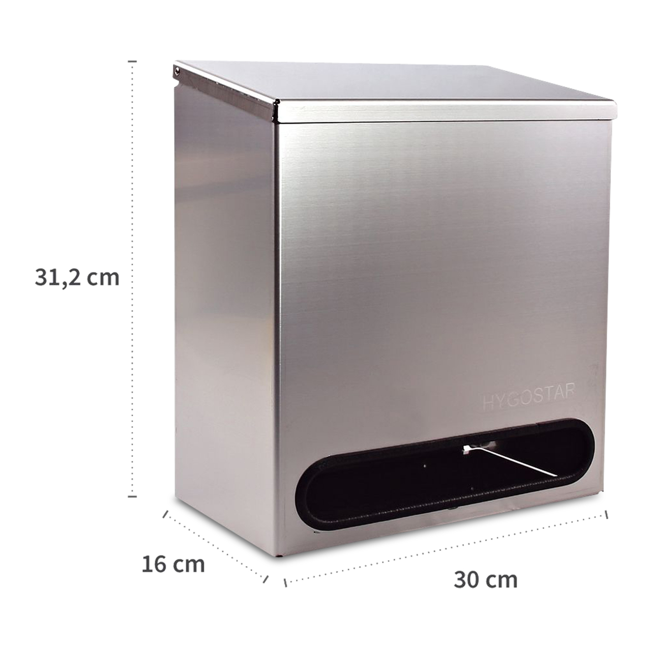 Support distributeur de charlottes en inox Support distributeur de charlottes en inox