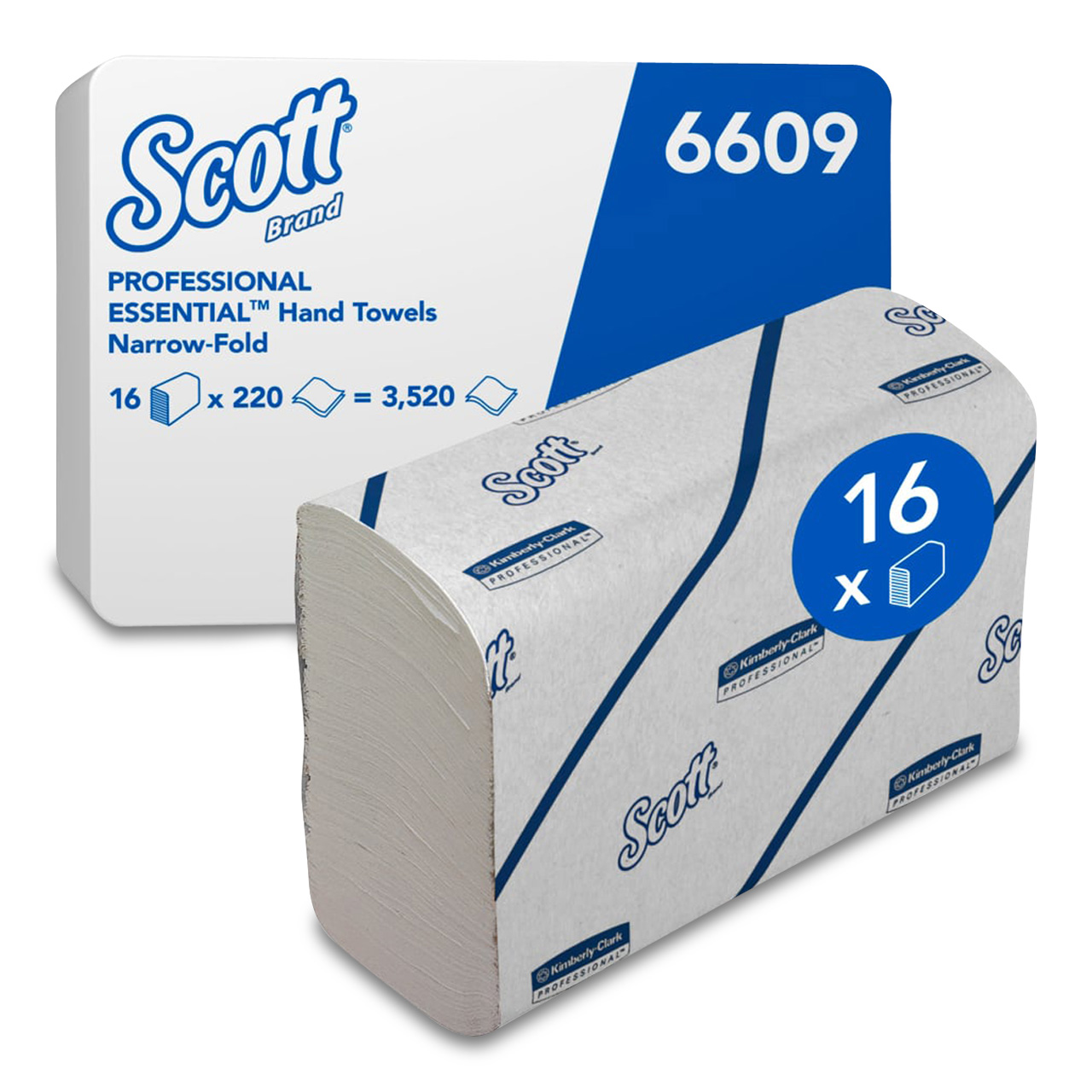 Scott® Serviettes - Narrow-Fold / Blanc