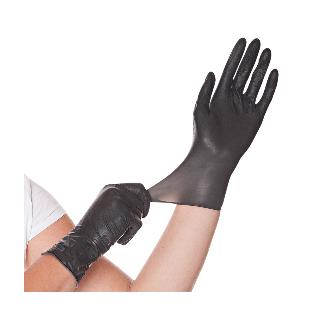 Gants en latex Diablo Noir XL