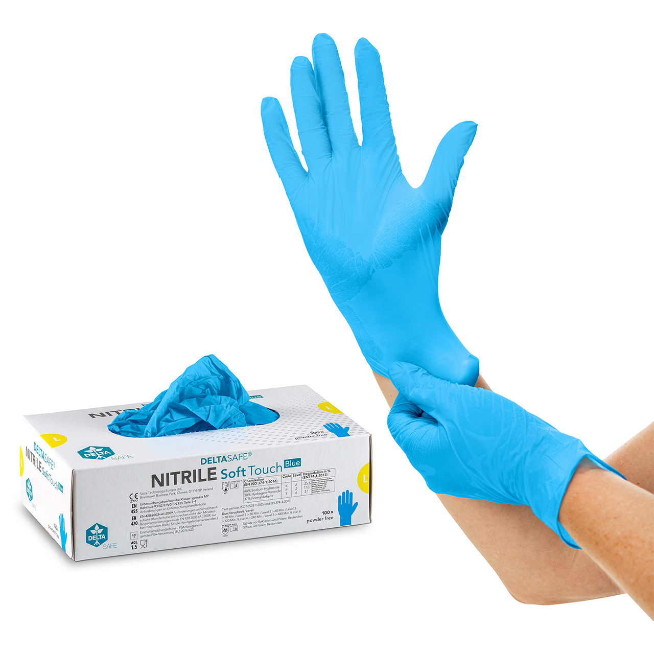 Gants pour soins des mains en coton, coton anallergique.