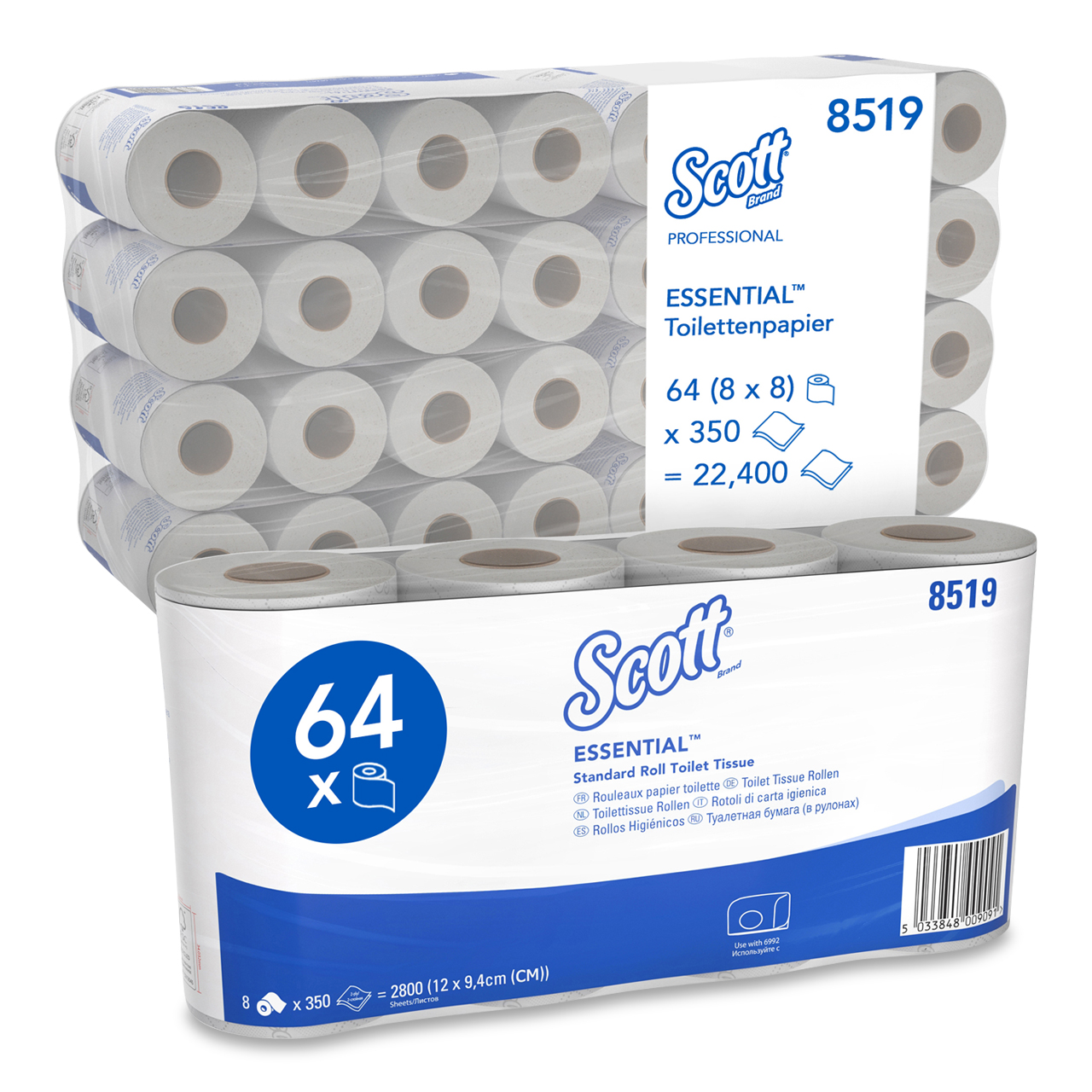 Scott® Essential™ Papier Toilette - Petit rouleau