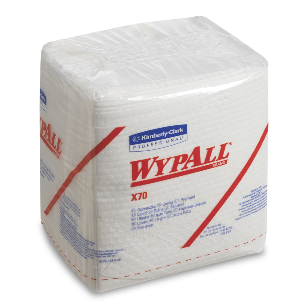 WypAll® X70 Chiffons - Pliés 1/4