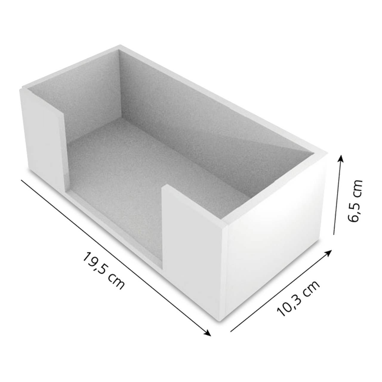 Support de distributeur pour masques en inox Support de distributeur pour masques en inox