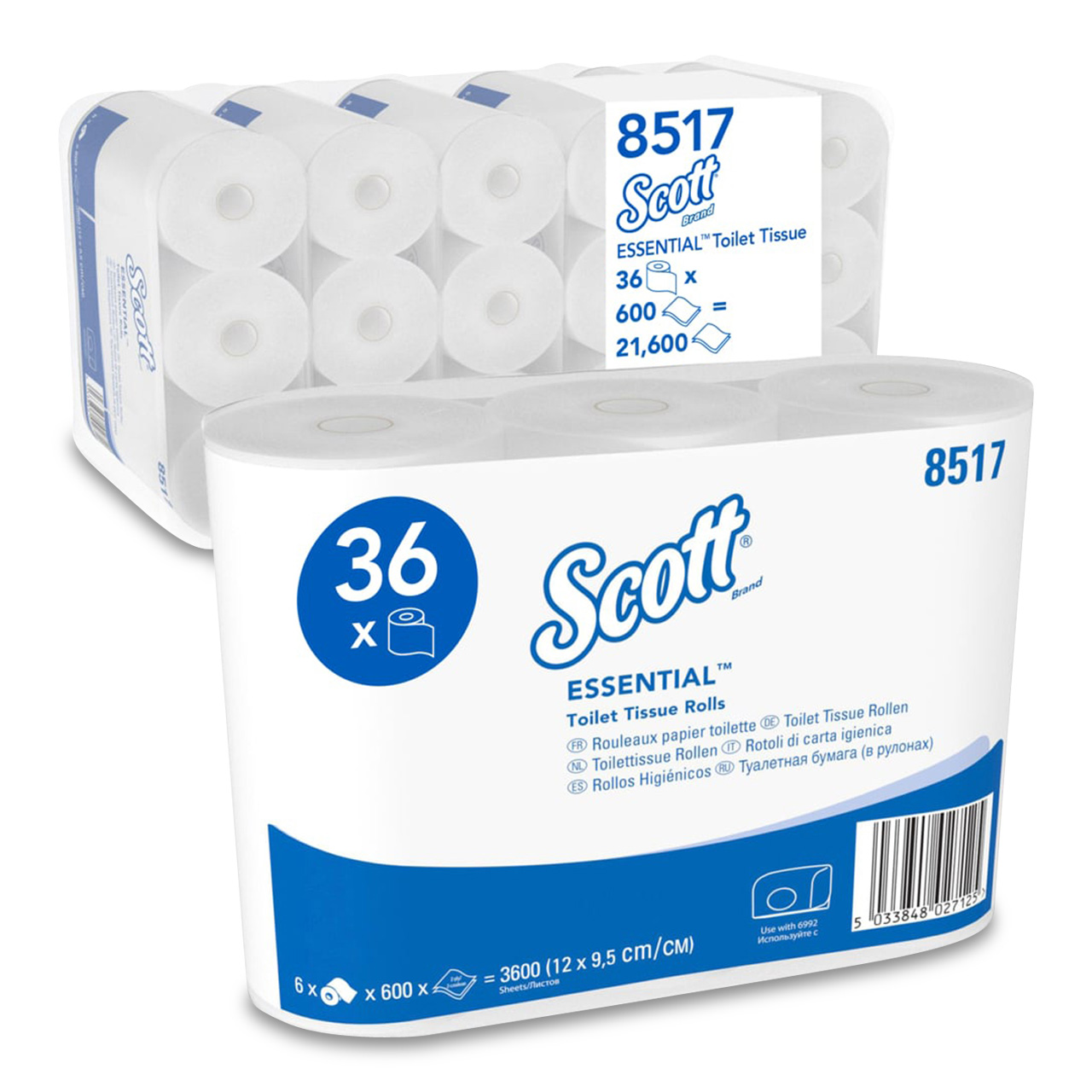 SCOTT® ESSENTIAL Papier hygiénique Standard 8517