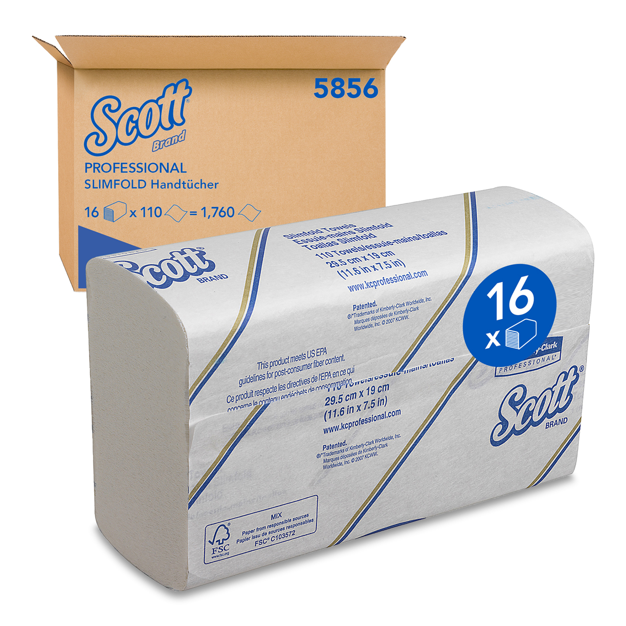 Scott® Slimfold™ Essuie-mains - MultiFold