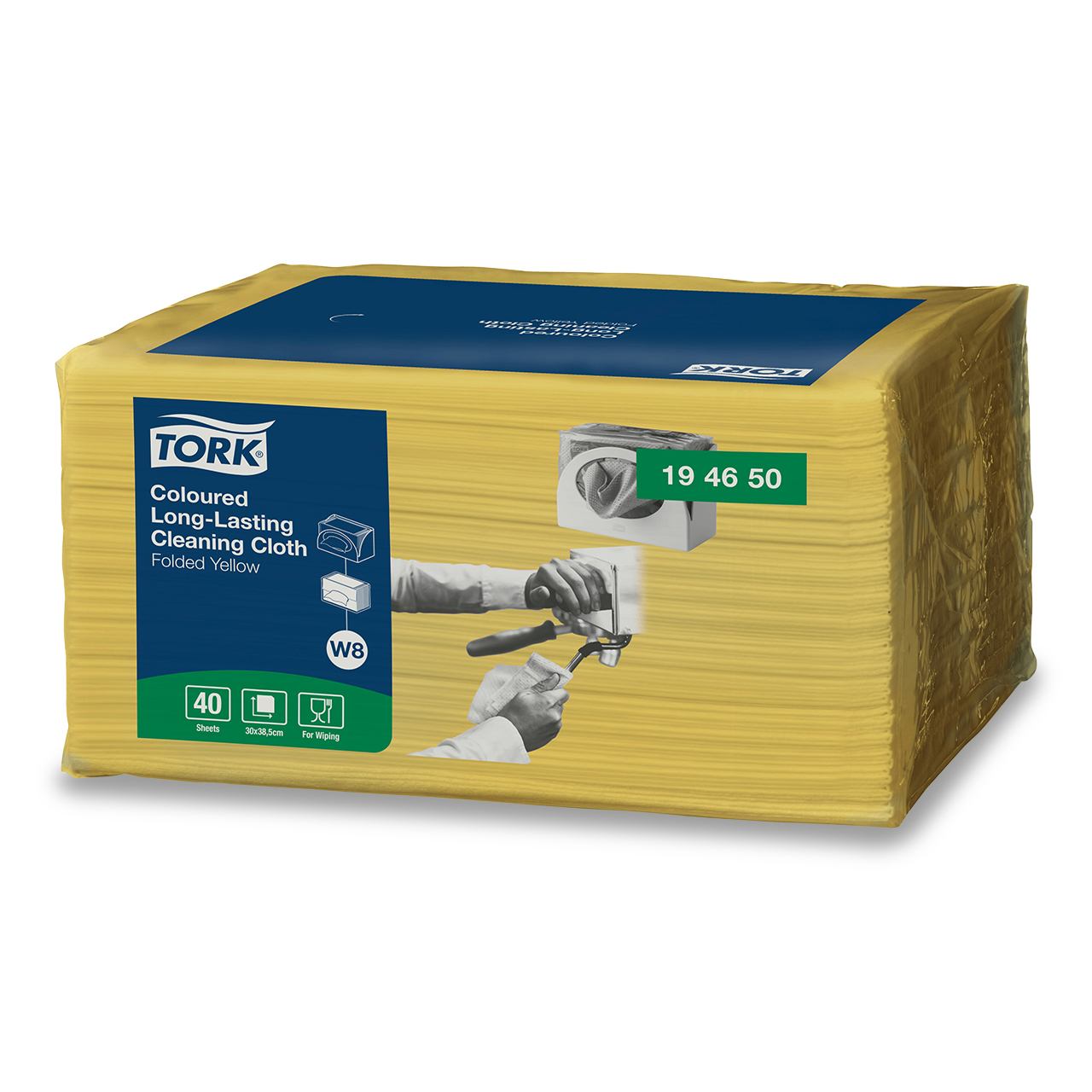 Tork Chiffons nettoyage colorés durables W8