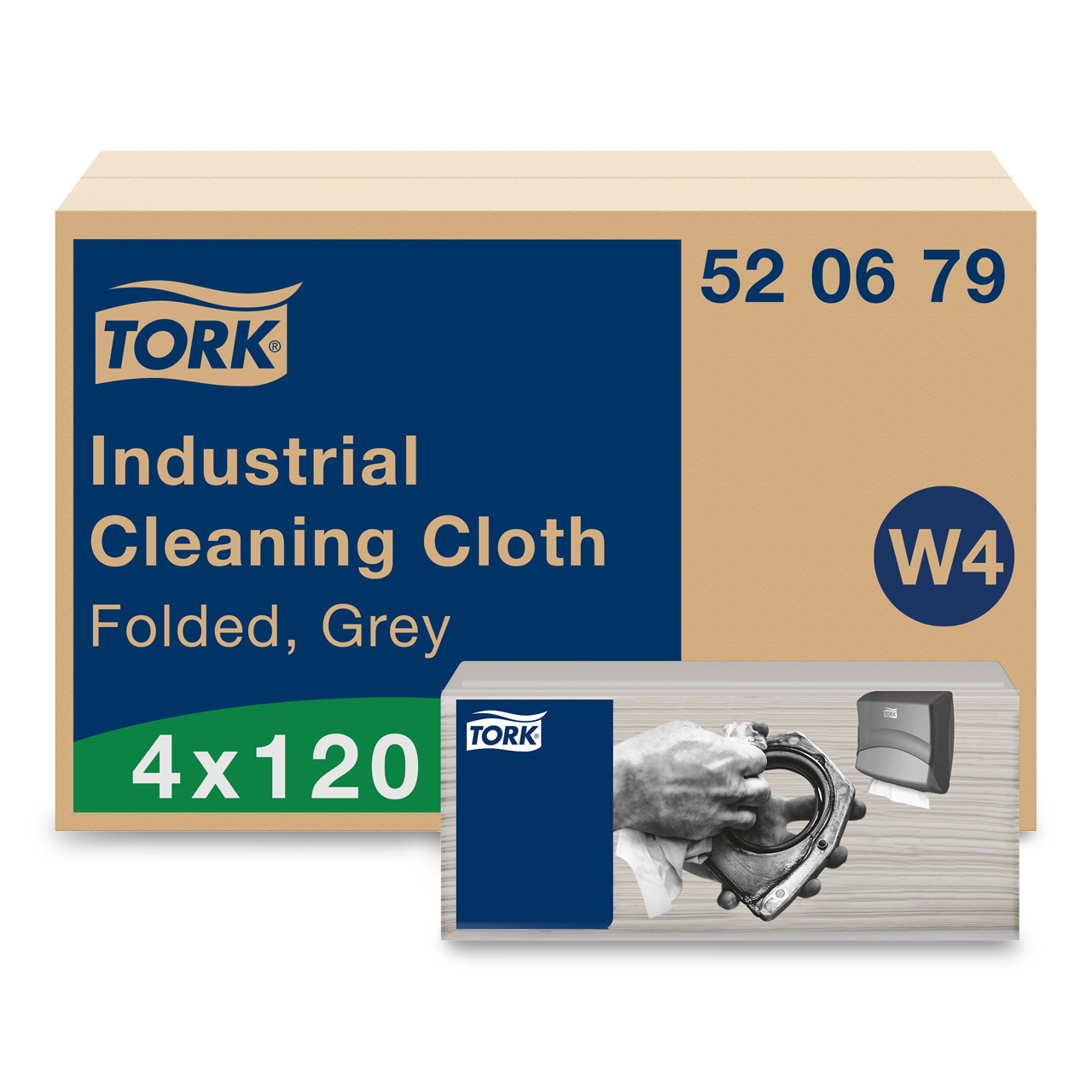 Tork lingettes de nettoyage gris W4 Tork lingettes de nettoyage gris W4