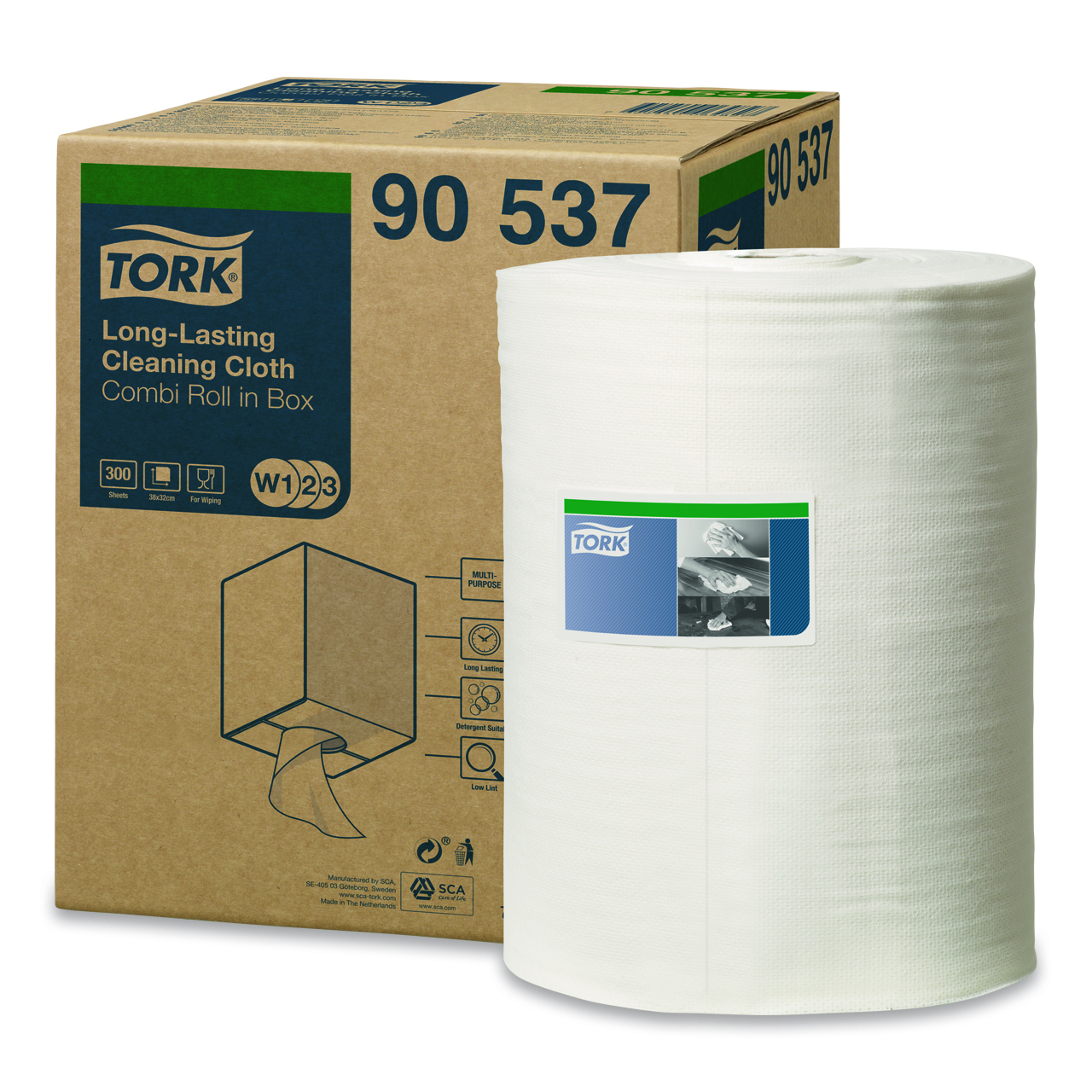 Tork Chiffons de nettoyage longue durée W1/2/3 Tork Chiffons de nettoyage longue durée W1/2/3