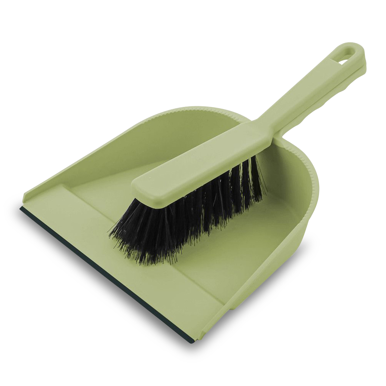 Pelle à poussière et brosse