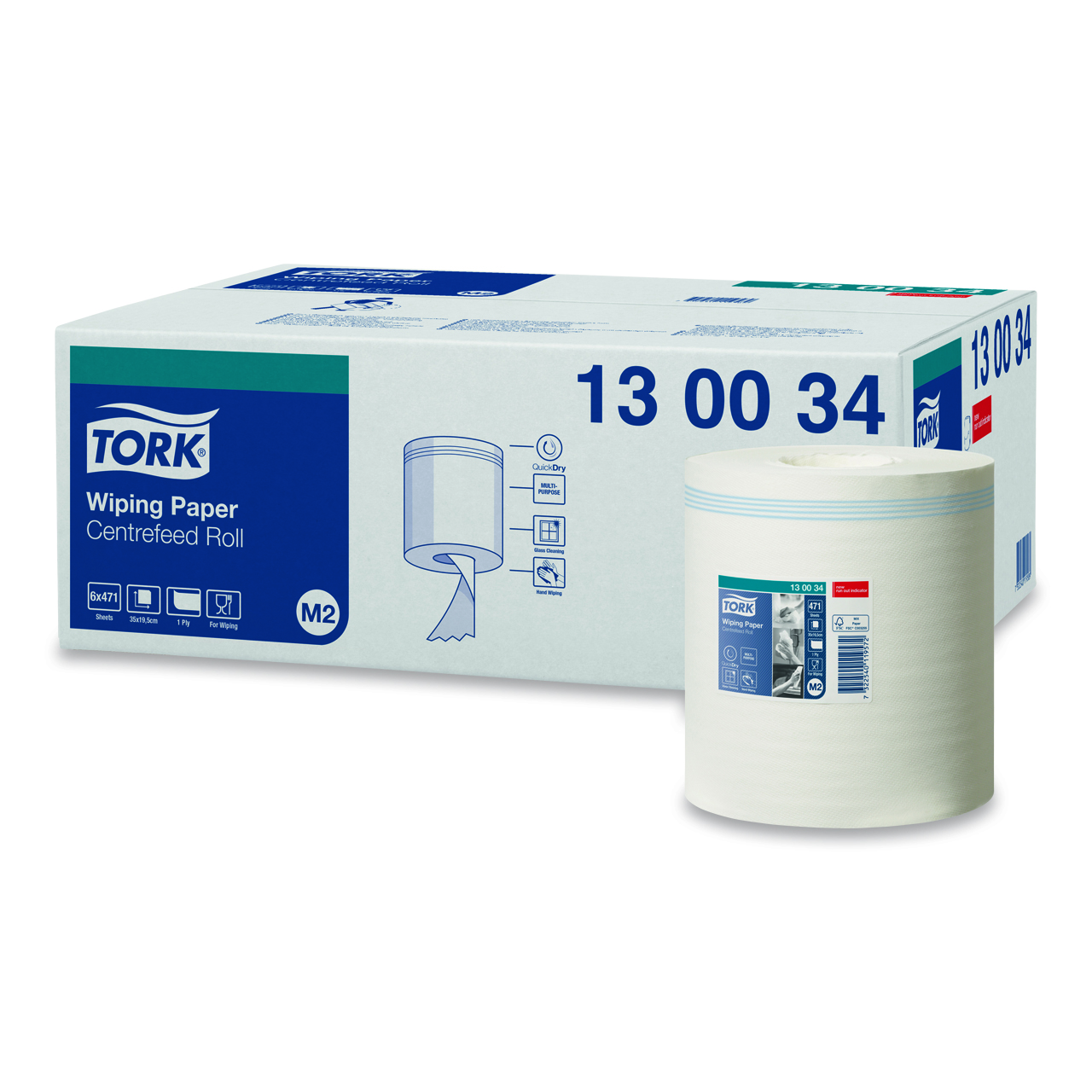 Tork Papier d’essuyage multi-usage QD M2 Tork Papier d’essuyage multi-usage QD M2
