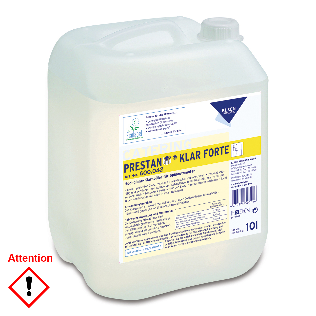 Prestan Klar Forte Liquide de rinçage Prestan Klar Forte Liquide de rinçage