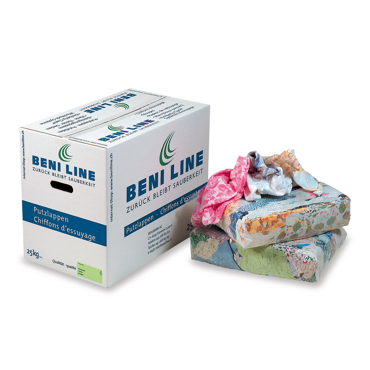 BENILINE® Chiffons de nettoyage colorés clairs
