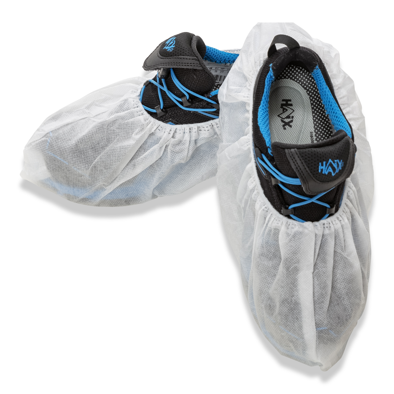 Solida Couvre-chauss. PP/CPE, blancs, antidérap. Solida Couvre-chauss. PP/CPE, blancs, antidérap.