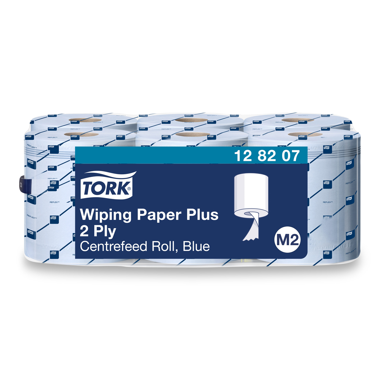 Tork Papier d'essuyage multi-usage rés. bleu M2 Tork Papier d'essuyage multi-usage rés. bleu M2