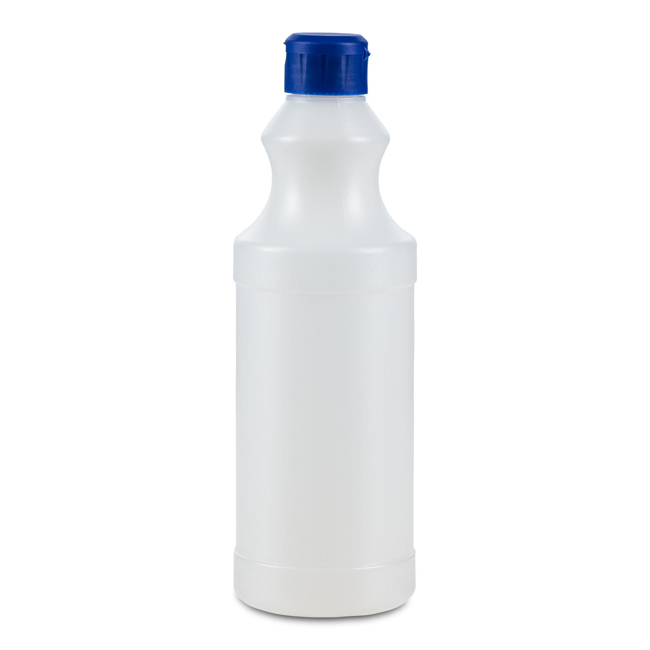 Bouteille PE vide 0.5 l avec bouchon distrib.